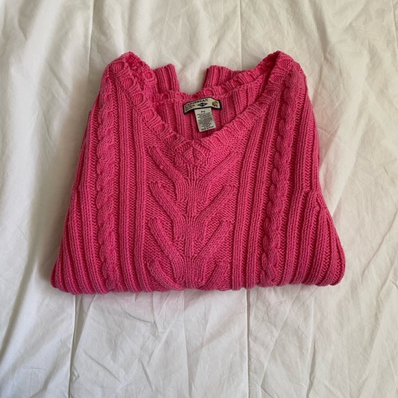 Vintage Pink Knitted Sweater - Picture 2 of 15